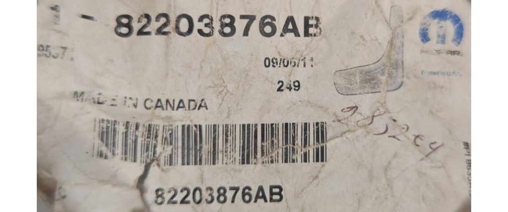 TOLVA LODERA DODGE CARAVAN/ GRAND CARAVAN/TOWN & COUNTRY/ AVENGER/ JOURNEY 2008 AL 2013 JGO TRAS IZQ/DER ORIGINAL COD. 82203876AB