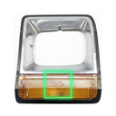 BISEL FARO DODGE RAM/ PU 86-89 CROM C/CUARTO IZQ RESTAURADO D-1