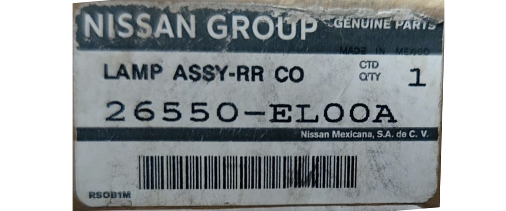 CALAVERA NISSAN TIIDA/ VERSA 2006 AL 2012 4 PTAS C/FOCO IZQ ORIGINAL