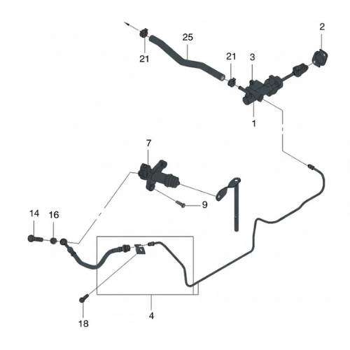 MANGUERA DIRECCION HIDRAULICA CHEVROLET AVEO 2004 AL 2017/ PONTIAC G3 2007 AL 2010 1.6L ORIGNAL COD. 96339739