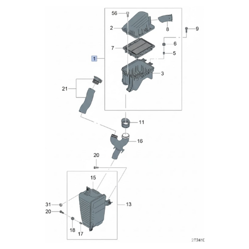 PORTAFILTRO CHEVROLET AVEO 2017 AL 2018 ORIGINAL COD. 41386920