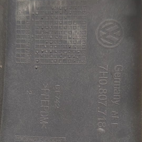 MOLDURA FASCIA (DEFENSA) VOLKSWAGEN TRANSPORTER/ CARAVAN T5 2003 AL 2010 DEL DER ORIGINAL COD. 7H0-807-718