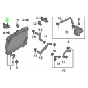 SOPORTE RADIADOR NISSAN SENTRA 2003 AL 2006 1.8/2.5L SUP IZQ ORIGINAL COD. 21543-6Z510