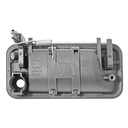 MANIJA EXT CHEVROLET CHEYENNE / SILVERADO / CUSTOM / SUBURBAN / TAHOE / SIERRA / YUKON / ESCALADE 1995 AL 1998 C/HOYO PLAST NEG TEXT DEL IZQ *R