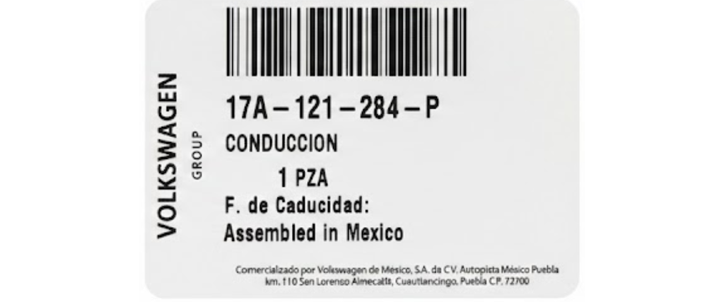 TOLVA RADIADOR DEFLECTOR DE AIRE VOLKSWAGEN JETTA/ VENTO 2019 AL 2024 DEL DER ORIGINAL COD. 17A-121-284-P