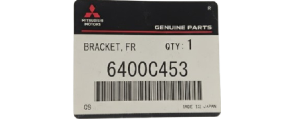 SOPORTE FASCIA (DEFENSA) MITSUBISHI OUTLANDER II 2006 AL 2012 DEL IZQ ORIGINAL COD. 6400C453