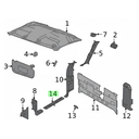 PISA ALFOMBRA FORD SUPER DUTY F-250/ F-350/ F-450 2008 AL 2010 XL/XLT/V8/ 5.4/6.4L V10 6.8L DEL IZQ ORIGINAL COD. 8C3Z-2513209-AB