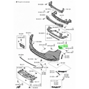 SOPORTE FASCIA (DEFENSA) MAZDA CX-9 2016 AL 2023 LAT DEL DER ORIGINAL COD. TK48-50-0T1B