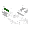 TOLVA RADIADOR DEFLECTOR DE AIRE FORD ESCAPE/ KUGA 2013 AL 2016 TRAS ORIGINAL COD. CJ54-8478-A