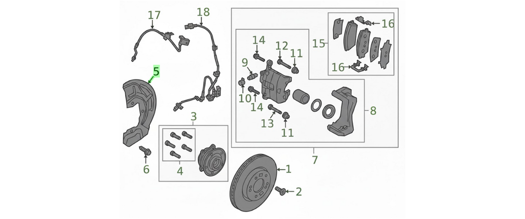 TOLVA DISCO KIA SPORTAGE 2017 AL 2022 CUBIERTA P/FRENO DEL DER NUEVO ORIGINAL COD. 51755-D9000