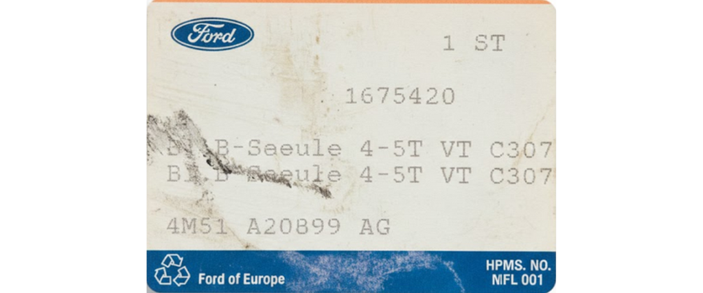 MOLDURA PUERTA FORD FOCUS MK2 2004 AL 2012 LAT IZQ ORIGINAL COD. 4M51-A20899-AG