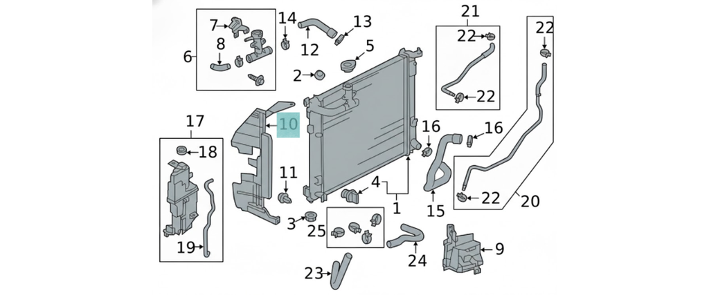 TOLVA DEFLECTOR DE AIRE NISSAN MARHA 2012 AL 2024/ VERSA 2012 AL 2019 DEL IZQ ORIGINAL COD 21499-1HB3A