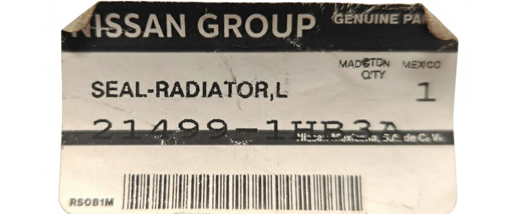 TOLVA DEFLECTOR DE AIRE NISSAN MARHA 2012 AL 2024/ VERSA 2012 AL 2019 DEL IZQ ORIGINAL COD 21499-1HB3A