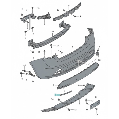 CUARTO SEAT IBIZA 2009 AL 2012 REFLEJANTE TRAS DER ORIGINAL COD. 6J4-945-106-1
