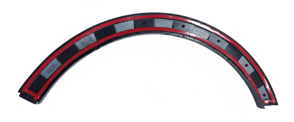 MOLDURA ARCO SALP VOLKSWAGEN CROSSFOX 2011 AL 2015 TEXT DEL IZQ ORIGINAL COD. 5Z6-805-583-9B9