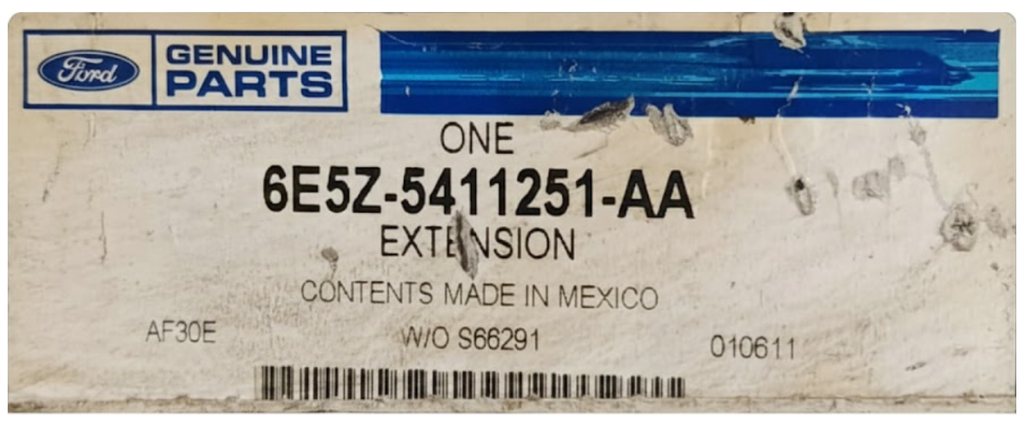 TOLVA (PANEL) FORD FUSION/ LINCOLN MK2 2006 AL 2012 EXTRENSION PISO LAT TRAS IZQ ORIGINAL COD. 6E5Z-5411251-AA