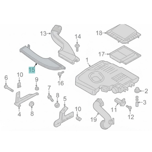 DUCTO ADMISION DE AIRE FORD FUSION/ LINCOLN MKZ 2013 AL 2020 1.5/.1.6/2.5L ORIGINAL COD. DUCTO ADMISION DE AIRE FORD FUSION/ LINCOLN MKZ 2013 AL 2020 1.5/1.6/2.5L ORIGINAL COD. DS7Z9C675C