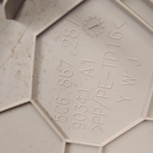 MOLDURA POSTE VOLKSWAGEN JETTA 2011 AL 2018 TRAS IZQ ORIGINA COD. 5C6-867-287