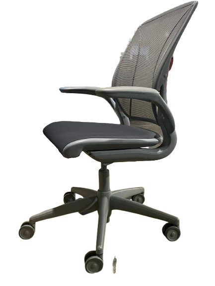 SILLA PARA ESCRITORIO HUMAN SCALE P/OFICINA CON VARIAS FUNCIONES DE COMODIDAD GRIS