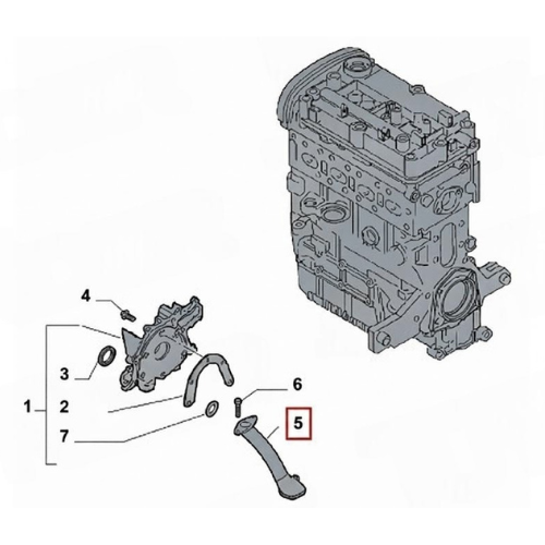 COLADERA ACEITE ALFA ROMEO 2007 AL 2020/ FIAT 500L 2012 AL 2024/ LANCIA DELTA III 2008 AL 2014/ MUSA 2008 AL 2012 ORIGINAL COD. 55211280