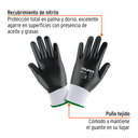 GUANTES DE POLIESTER RECUBIERTOS DE NITRILO GRANDE TRUPER COD. 18027