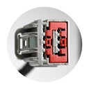 AMORTIGUADOR 5TA PUERTA FORD EXPLORER 16-19 ELECTRICO AUTOMATICO 65 GB5Z14B351A 6 PINES 12 V CC CHIN IZQTRASERA