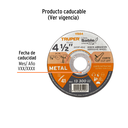 DISCO PARA CORTE DE METAL 4-1/2" TIPO 41,TRUPER EXPERT