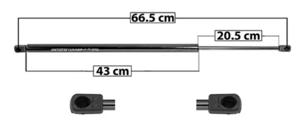 AMORTIGUADOR HUMMER H2 2002 AL 2009 5TA PRTA DER/IZQ *R