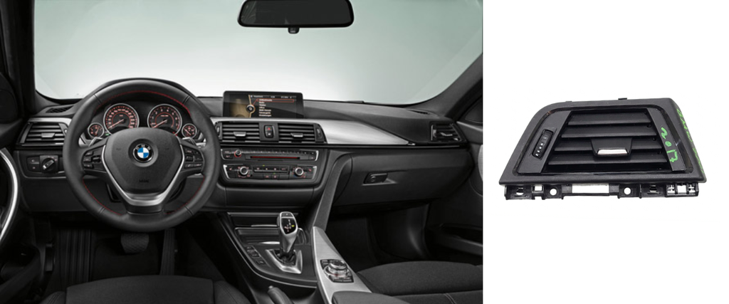 REJILLA INTERIOR DE AIRE ACONDICIONADO BMW SERIE 3 F30 2011 AL 2015/ F31 2012 AL 2019/ SERIE 4 F32/F36 2013 AL 2013 LAT TAB DEL DER DESMONTADO ORIGINAL COD. 9218550-14
