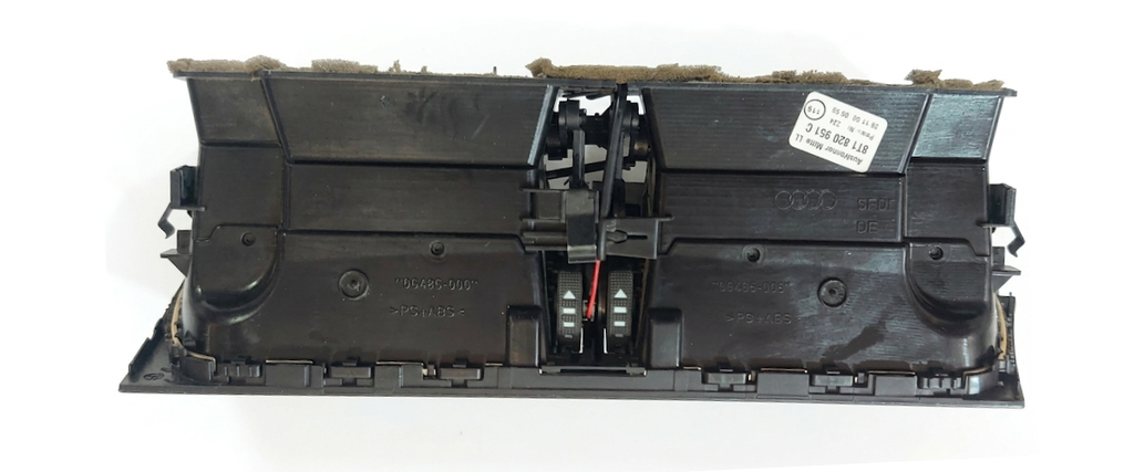 REJILLA INTERIOR DE AIRE ACONDICIONADO AUDI A4/ A5/ S4/ S5 2008 AL 2012 C/REJILLAS P/AIRE CENT DEL DESMONTADO ORIGINAL COD. 8T1820951C