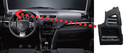 REJILLA INTERIOR DE AIRE ACONDICIONADO SUZUKI SWIFT 2011 AL 2017 TEXT LAT TAB AIRE DEL IZQ DESMONTADO ORIGINAL COD. 73872-68L1