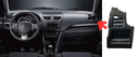 REJILLA INTERIOR DE AIRE ACONDICIONADO SUZUKI SWIFT 2011 AL 2017 TEXT LAT TAB AIRE DEL DER DESMONTADO ORIGINAL COD. 73871-68L1