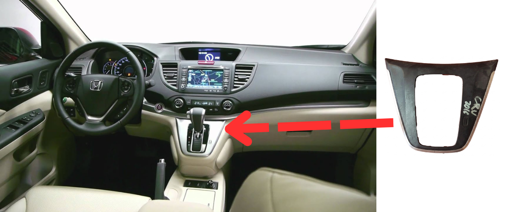 BASE PALANCA HONDA CRV 2012 AL 2014 LX/EX/EX-L 2.4L INT CEN DESMONTADO ORIGINAL COD. 77270-T0A-A02ZA