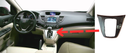 BASE PALANCA HONDA CRV 2012 AL 2014 LX/EX/EX-L 2.4L INT CEN DESMONTADO ORIGINAL COD. 77270-T0A-A02ZA