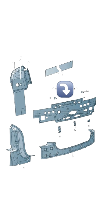 TOLVA CALAVERA VOLKSWAGEN VENTO/POLO 2015 AL 2020 ORIGINAL