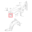 TOLVA LODERA CHEVROLET AVEO 2012 AL 2018 TRAS IZQ ORIGINAL