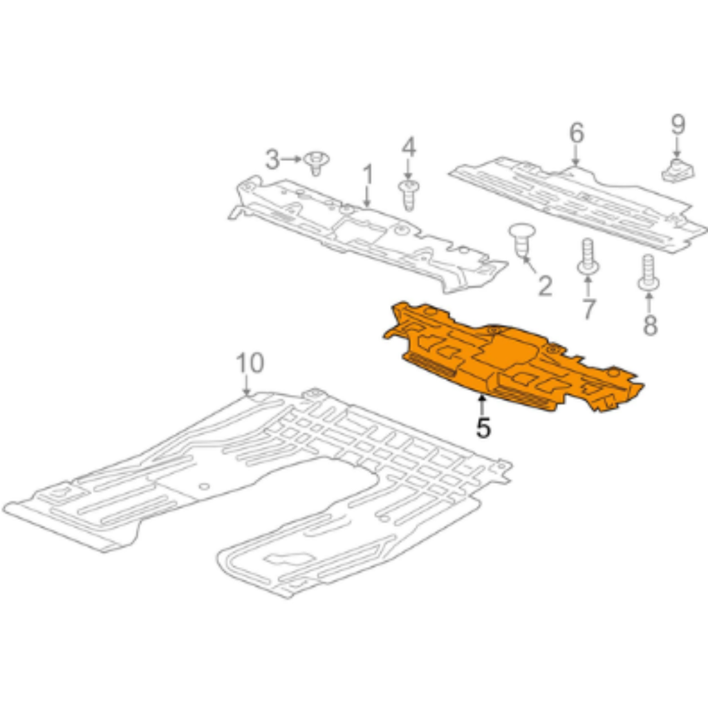 TOLVA MARCO RADIADOR CHEVROLET SONIC 2012 AL 2016 INF ORIGINAL COD.