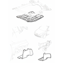 TOLVA INF MOTOR CHEVROLET CORSA SEDAN/HATCH 2002 AL 2008 ORIGINAL COD. 93338348