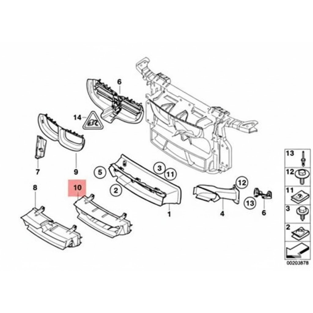 DUCTO ADMISION DE AIRE BMW SERIE 1 E81/ E82/ E87 2008 AL 2012 116D/116I/118D/118I/120D/120I/123D INF CENT DEL ORIGINAL COD. 5174-7189264