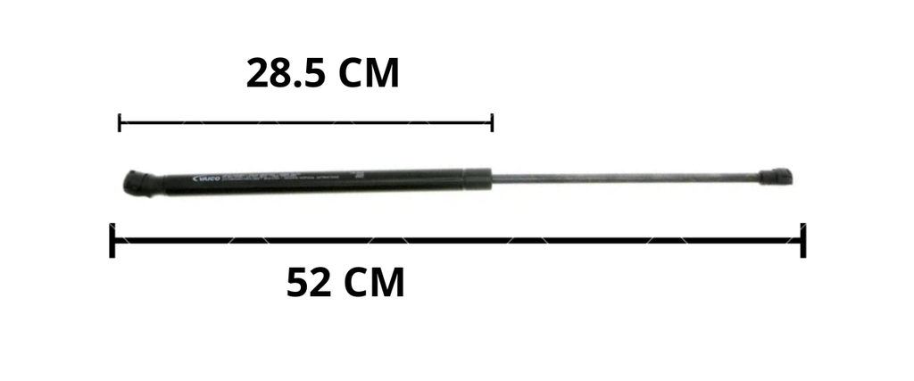 AMORTIGUADOR COFRE VOLKSWAGEN GOLF IV/ JETTA/ JETTA CLASICO 1999 AL 2015 ORIGINAL COD. 1J0-823-359-D