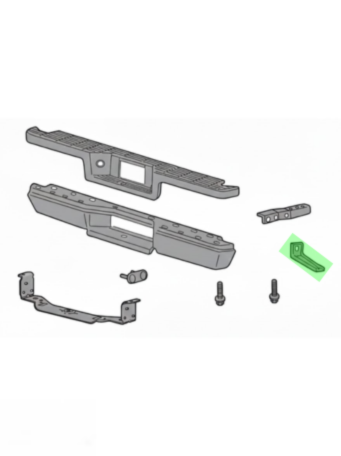 BRACK (BRAZO) DEFENSA FORD RANGER/ EXPLORER/ MERCURY MOUNTAINER 199 AL 2003 4 CIL 2.3L SOPORTE EXT TRAS DER ORIGINAL COD. F77Z-17795-AA