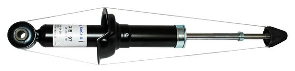 AMORTIGUADOR SUSPENSION  MITSUBISHI LANCER DE 2007 AL 2009 TRAS IZQ/DER MITSUBISHI LANCER 2008-2011 2.0L
