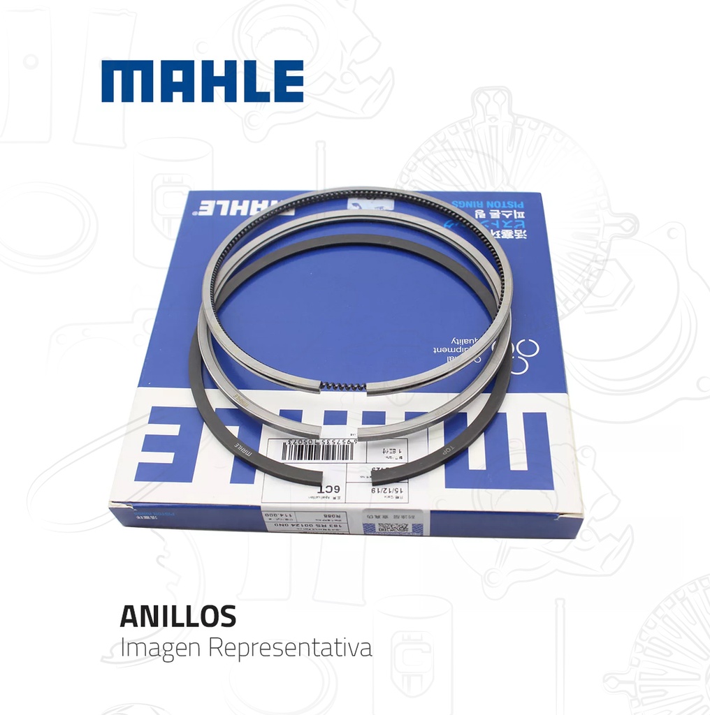 [DORAM00ANM] ANILLO MOTOR DODGE PU RAM DE 2000 AL 2004 4.7 V8 MARCA EGP COD. PR-CR02-STD (112803)