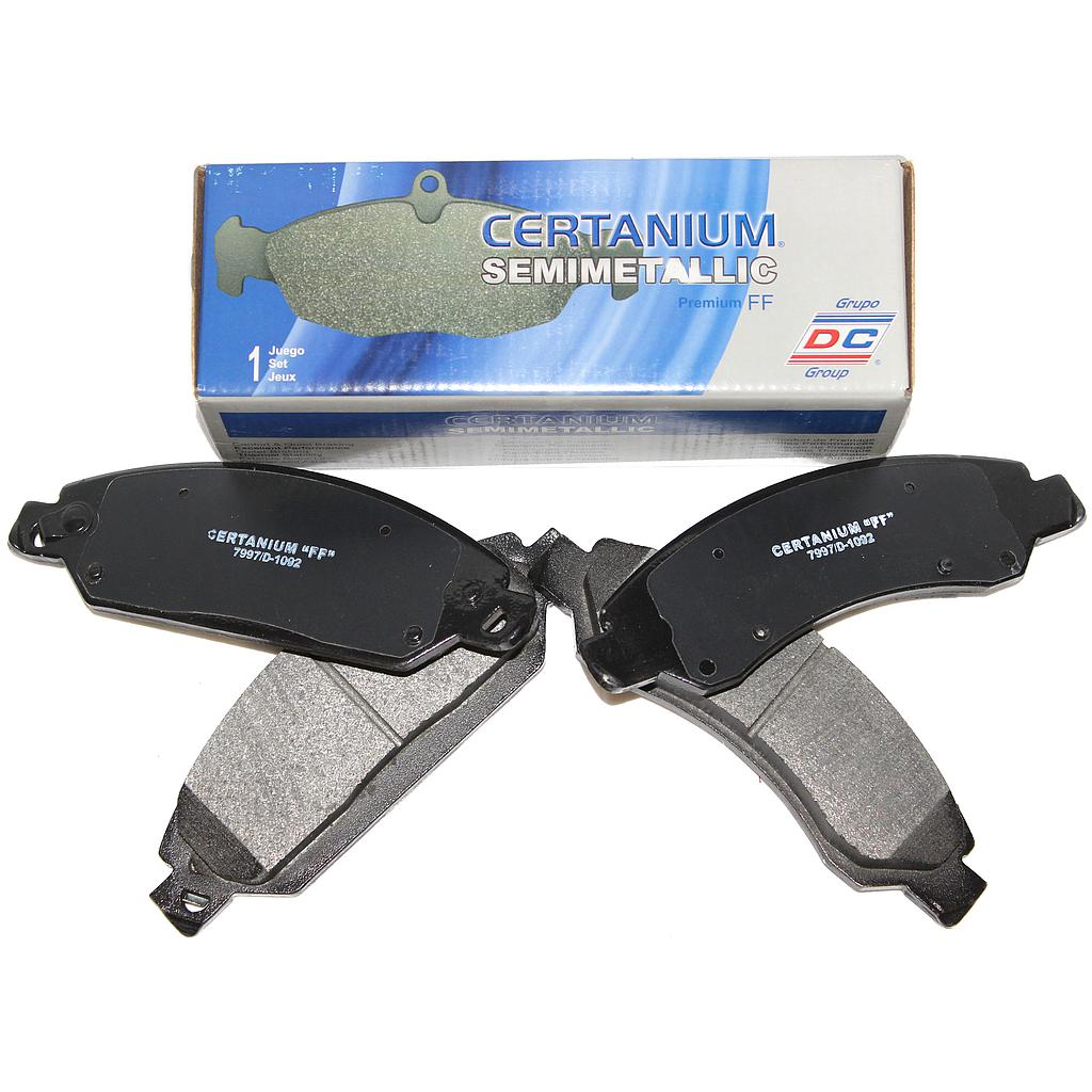 [UBAL7997D1092] BALATAS FRENO CHEVROLET SILVERADO DE 2005 AL 2008DELSEMI-METALICA JGO DC COD 7997D1092/GMC SIERRA DE 2005 AL 2008/AVALANCHE DE 2007 AL 2008/TAHOE DE 2007 AL 2008/GMC YUKON DE 2006 AL 2007/ESCALADE DE 2007 AL 2008 (116055)