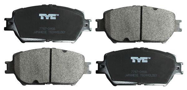 [TOCAM00BALD] BALATAS FRENO TOYOTA CAMRY DE 2000 AL 2006 SEMI-METALICA JGO DEL COD. 7708D835 (122563) TW