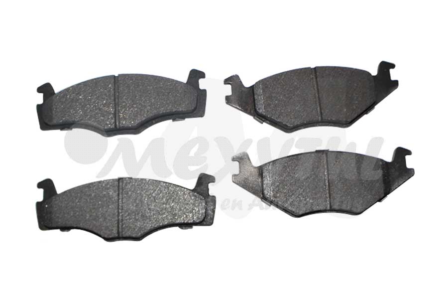 BALATAS FRENO VOLKSWAGEN GOLF DE 1985 AL 1987DELSEMI-METALICA GTI GLI DC COD 7183/D-280/JETTA DE 1990 AL 1991 (115922)