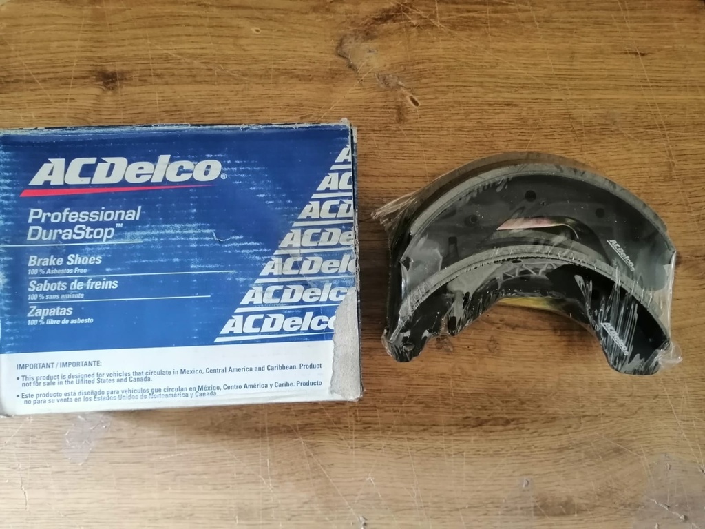 [CHAVE07BAL] BALATAS FRENO CHEVROLET AVEO DE 2007 AL 2013 TRAS AC DELCO COD. MG3AV229(117839)