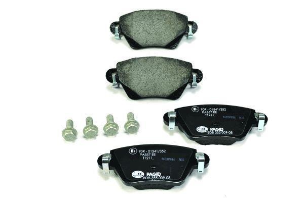 [FOMON02BALTJG] BALATAS FRENO FORD MONDEO DE 2002 AL 2008 TRAS JGO BREMBO COD. BRM1071 (110707)