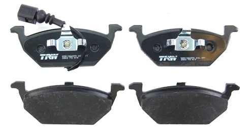 BALATAS SEAT LEON / TOLEDO DE 2001 AL 2008 VOLKSWAGEN BEETLE DE 2000 AL 2006 / JETTA DE 2000 AL 2005 AUDI A3 DE 1999 AL 2006 TRW COD. GDB1386DTM (161078)