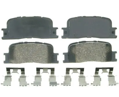 BALATAS FRENO TOYOTA CAMRY DE 2000 AL 2006 / HIGHLANDER DE 2001 AL 2003 LEXUS ES DE 2002 AL 2006 SEMI-METALICA DEL DC COD. 7762D885(122565)